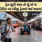ટ્રેન છૂટી જાય તો શું એ જ ટિકિટ પર બીજી ટ્રેનમાં જઈ શકાય